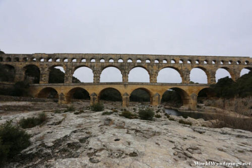 In Front of Pont du Gard