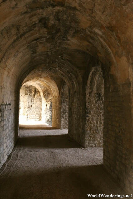 Passageways in the Roman Theater of Orange