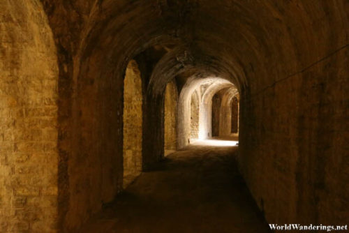 Moody Passageways in the Roman Theater of Orange