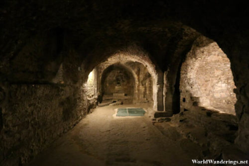 Dark Passageways of the Cryptoporticus in Arles