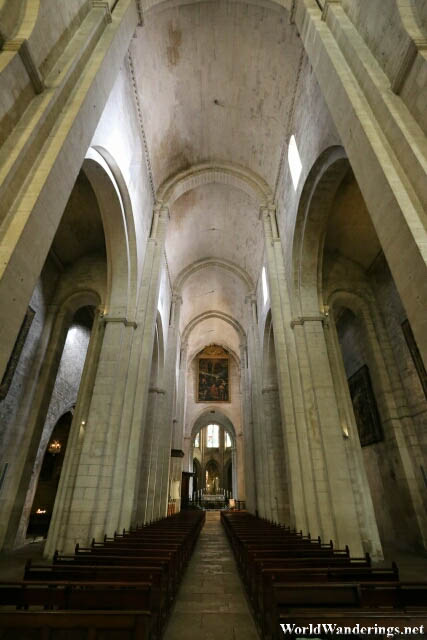 Inside the Saint-Trophime Church in Arles