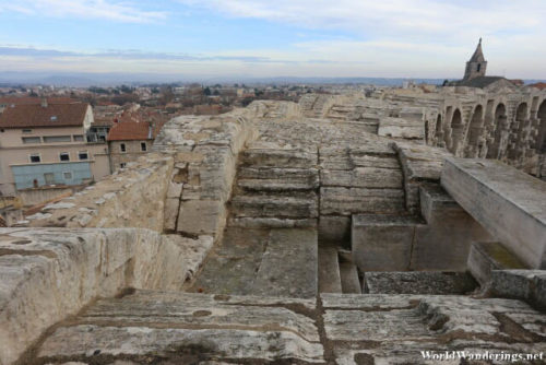 Top of the Amphitheater of Arles