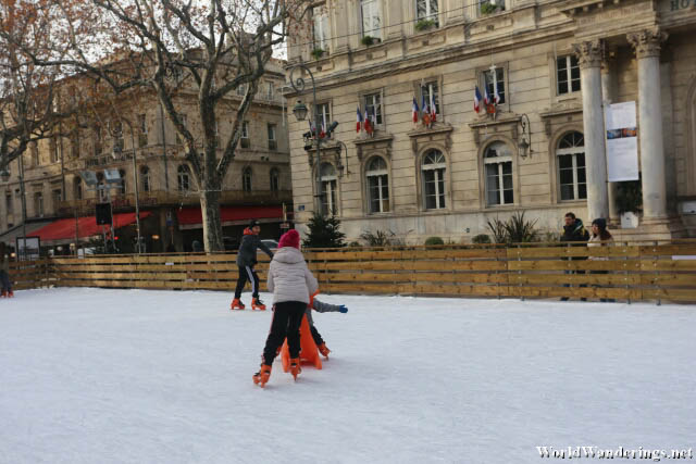 Kids Skating at Place de l'Horloge