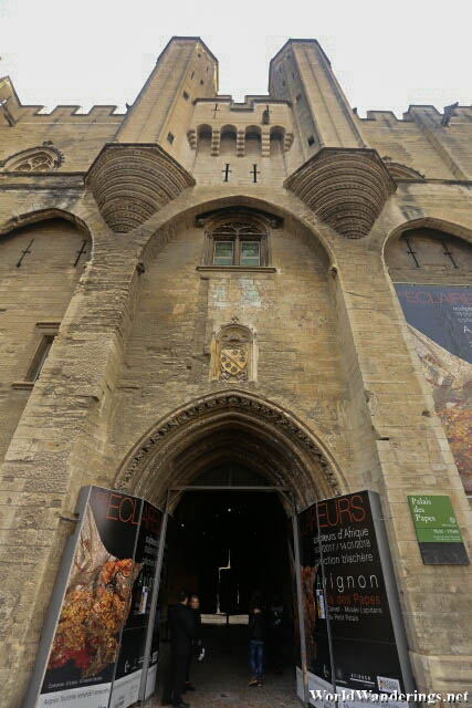 Entrance to the Palais des Papes