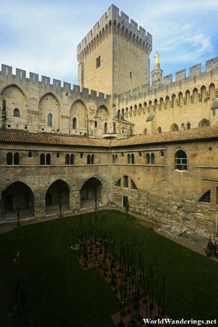 Tower and the Cloister at the Palais des Papes