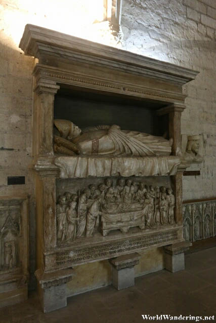Tomb of a Pope at the Palais des Papes
