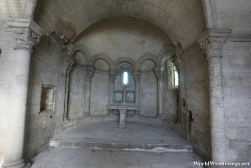 Inside the Chapel of Saint Nicholas at Pont d'Avignon