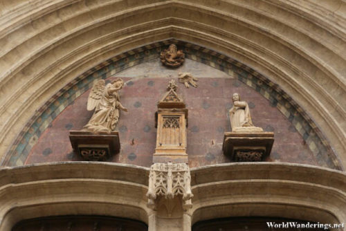 Detail on the Church of Saint-Agricol in Avignon