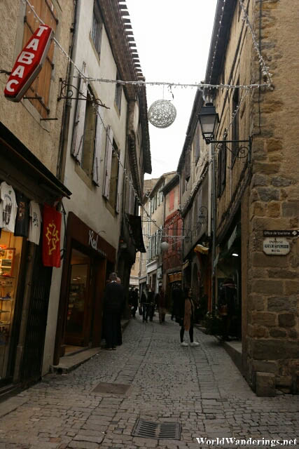 Streets in the Citadel at Carcassonne