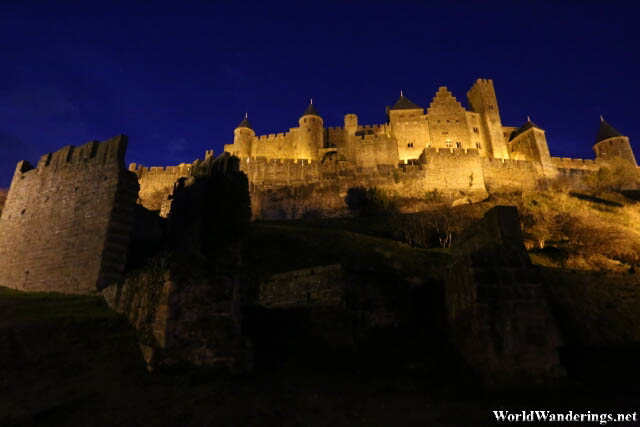 Cité de Carcassonne at Night