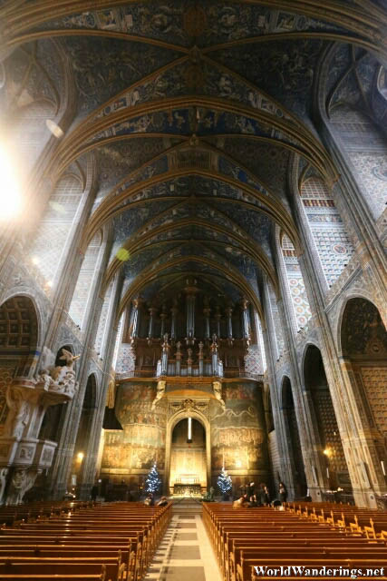 Inside the Cathedral Basilica of Saint Cecilia in Albi