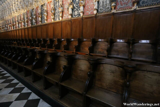 Benches at the Choir of the Canons at the Cathedral Basilica of Saint Cecilia in Albi