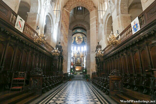 Choir Area of the Basilica of Saint Sernin in Toulouse