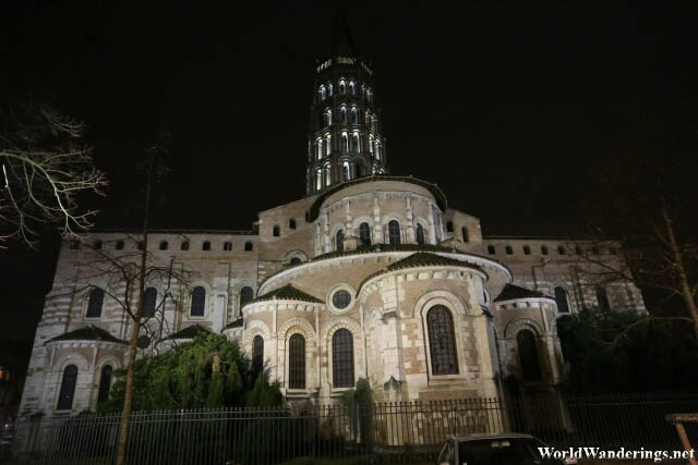 Basilica of Saint Sernin at Night