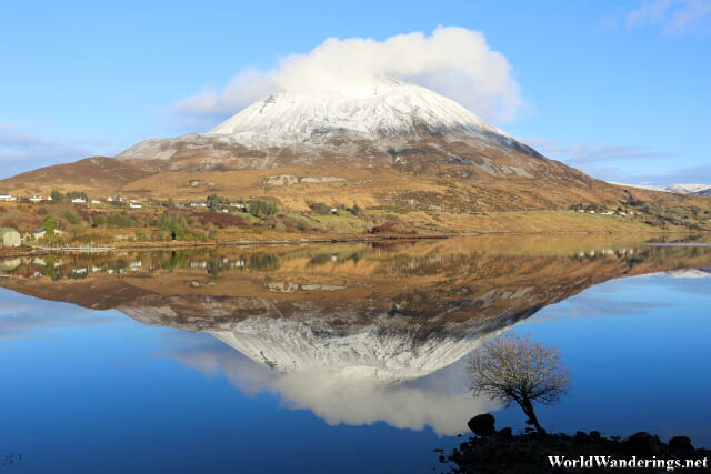 Mount Errigal by the Lake