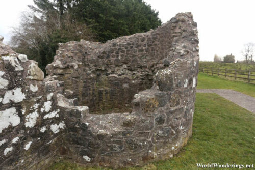 BAse of a Tower of Portora Castle in County Fermanagh