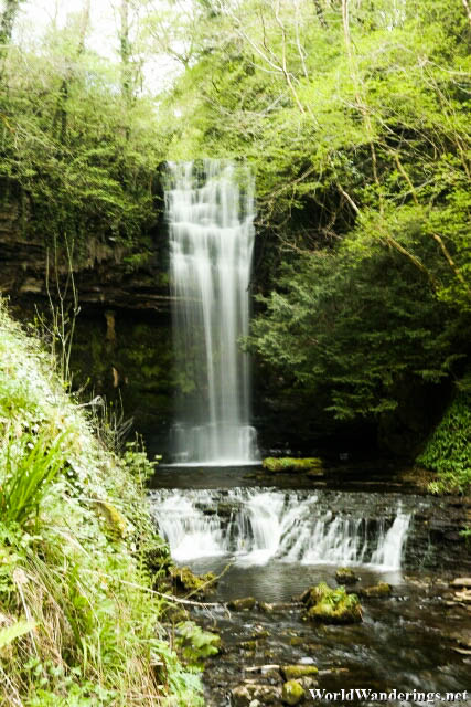 View of Glencar Waterfalls