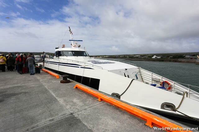 Ferry at Inishmore Port