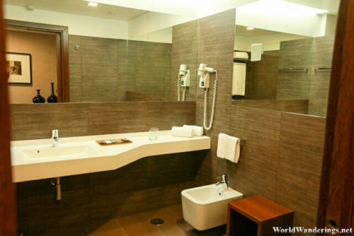 Bathroom at Hotel Villa Batalha