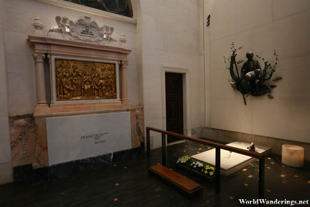 Saint Francisco Marto's Tomb at the Basilica of Our Lady of the Rosary