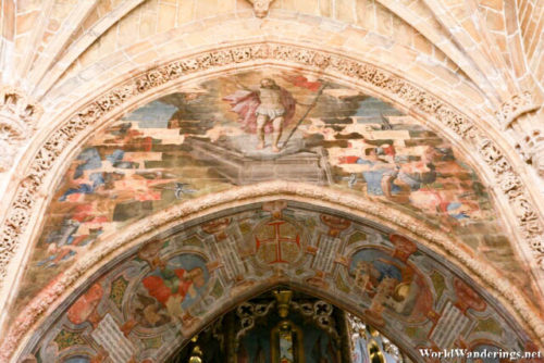 Detail of the Arch at the Round Church at Convento de Cristo