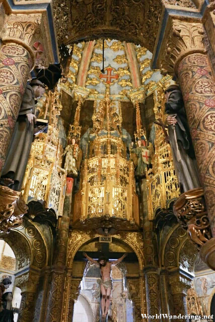 Inside the Central Octagon of the Round Church of Convento de Cristo