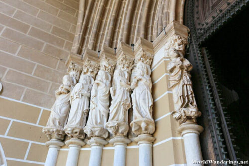 Statues at the Main Entrance of the Cathedral of Évora