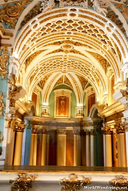 Replica of the Church Interior at the Capela dos Ossos