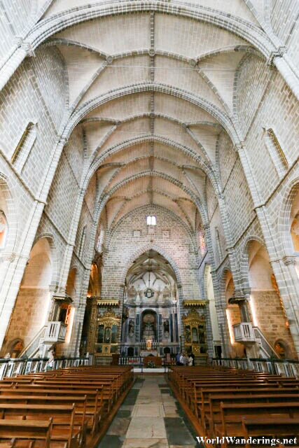 Inside the Church of Saint Francis in Évora