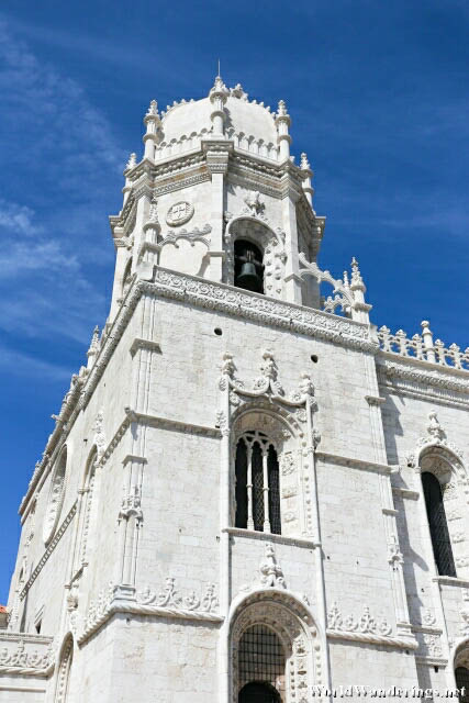 Detail of Jerónimos Monastery in Lisbon