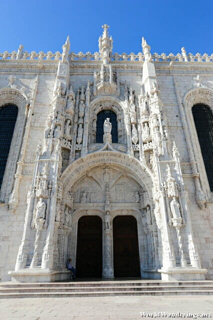 Southern Gate of the Church of Santa Maria in Lisbon