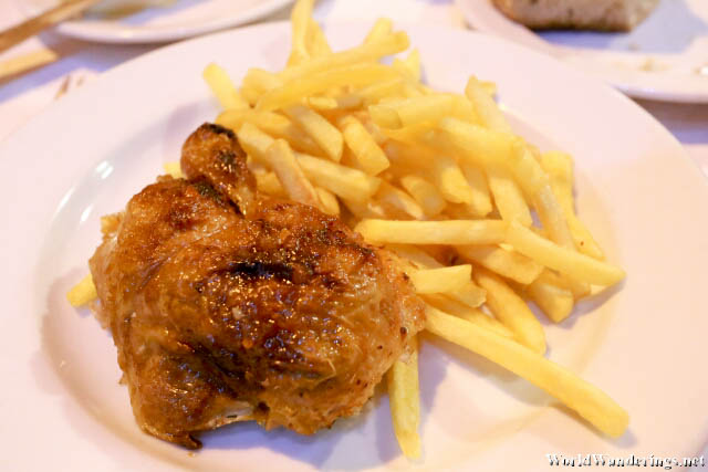 Roasted Chicken at Bonjardim Restaurant