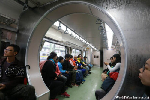 Inside the Train to Shifen 十分