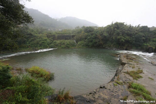 A Pond at Shifen Waterfall
