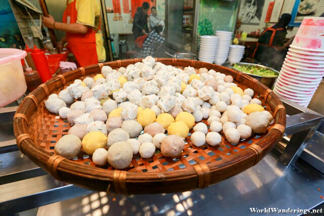 Sweet Potato Balls at Jiufen 九份