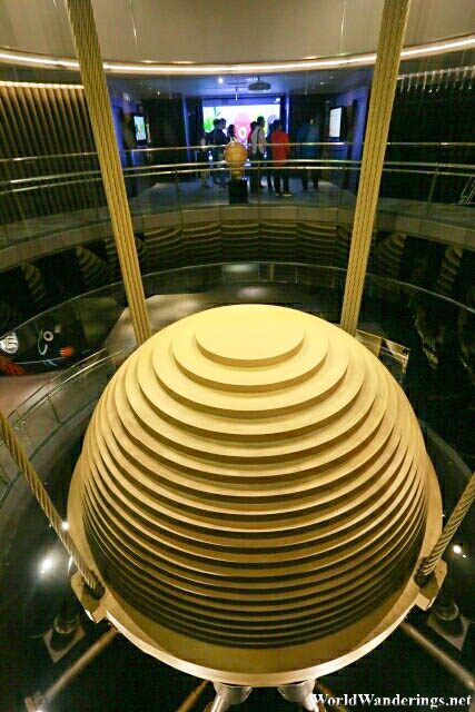 Tuned Mass Damper a the Top of Taipei 101