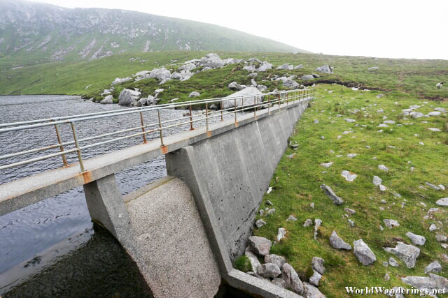 Reservoir at Lough Acorrymore in Achill