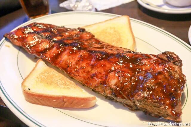 Full Rack of Ribs at Malone's Bar and Grill