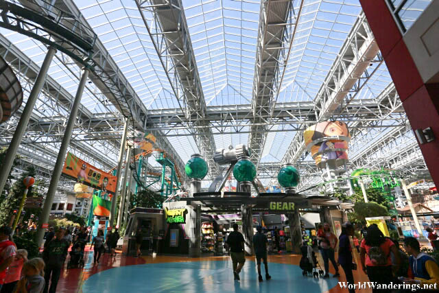 Nickelodeon Universe Theme Park at the Mall of America