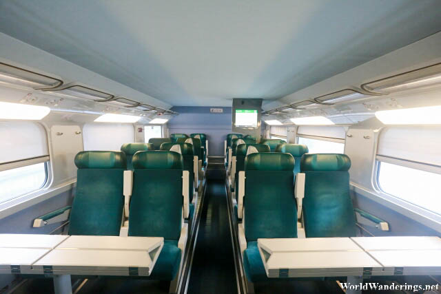 Inside the Al Boraq High Speed Train