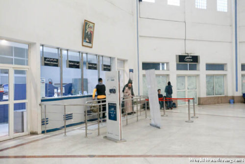 Ticket Booths at CTM Tetouan Bus Station