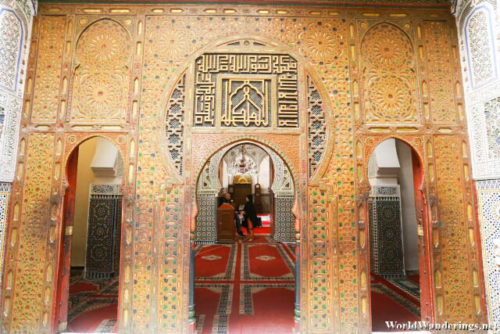 Gate of the Cherratine Madrasa in Fès