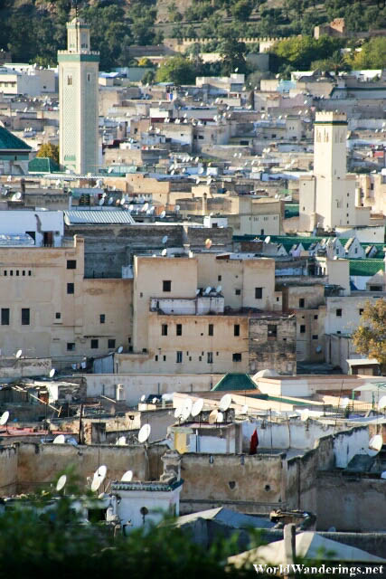 Close Up of the Medina of Fès