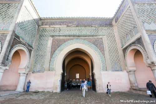 Mansour Gate in Meknès 