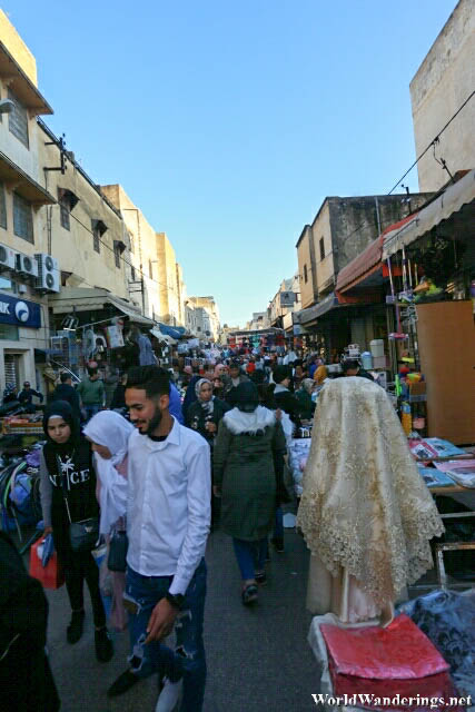 Crowded Markets of Meknès