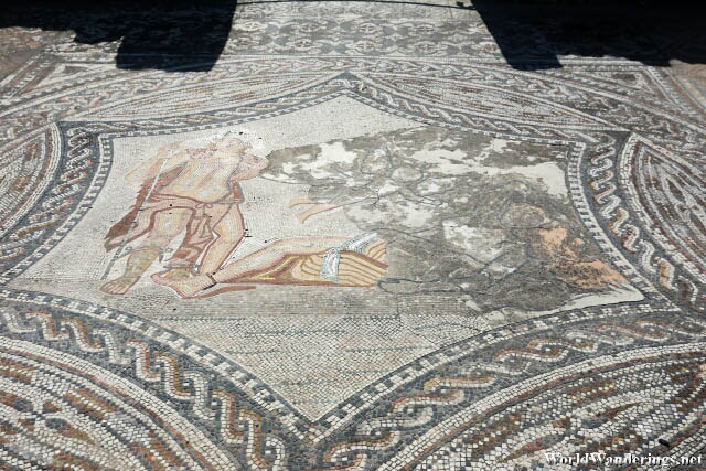 Dionysius or Bacchus Mosaic at the House of Ephebe