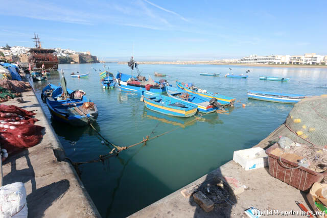 Fishing Boats at the Promenade at Rabat