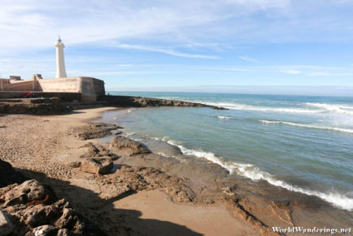 Beach Near the Rabat Lighthouse