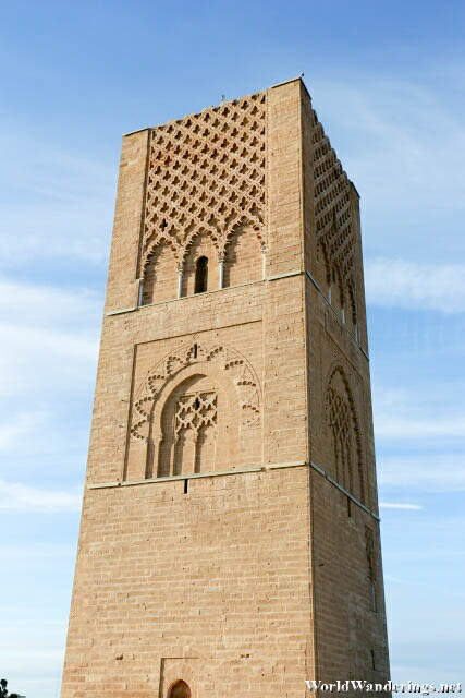 Closer Look at Hassan Tower