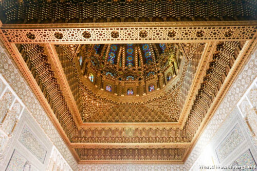 Detail on of the Dome Inside the Mausoleum of Mohammed V